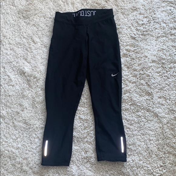Cropped running leggings - Picture 1 of 4